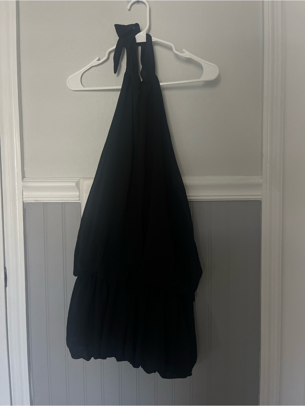 Black Halter Dress - Picture 4 of 6